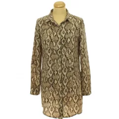 Boohoo kígyóbőrmintás tunikaing