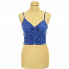 Shein ráncolt kék top