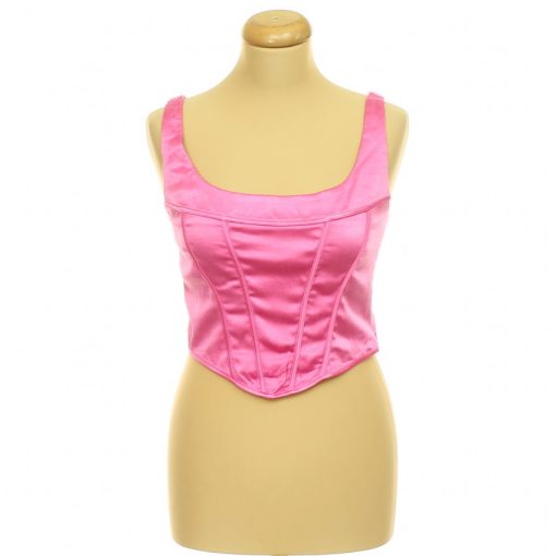 Primark pink szatén top