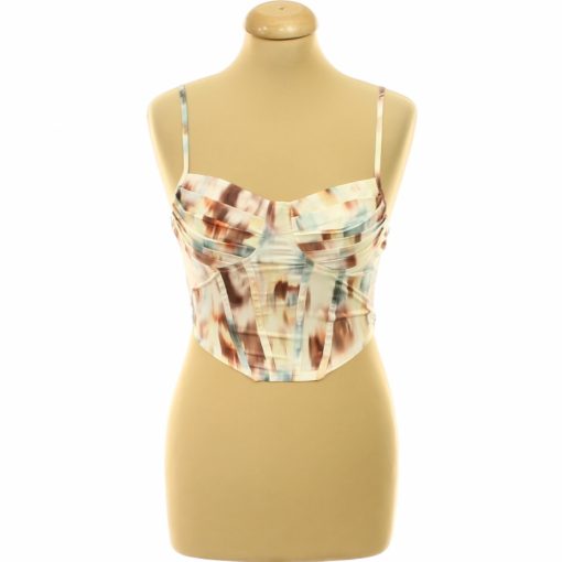 Mintás corset top