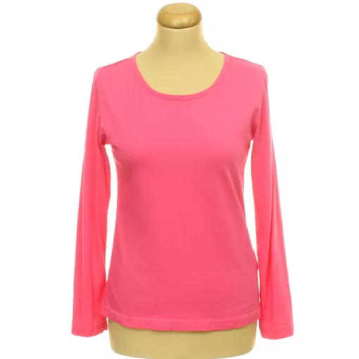 Pink pamut felső