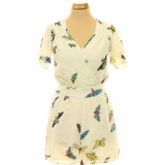 Asos mintás krémszínű overál