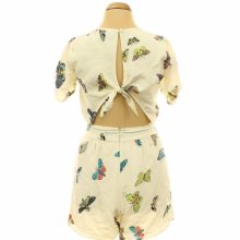 Asos mintás krémszínű overál