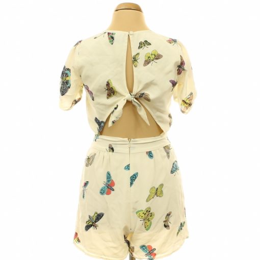 Asos mintás krémszínű overál