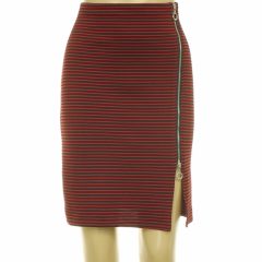 Atmosphere fémcipzáras csíkos szoknya