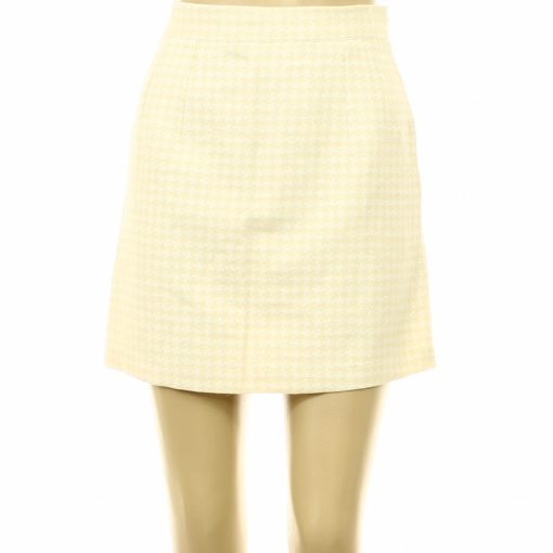 Next mintás krémszínű szoknya