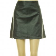 Miss Selfridge fekete műbőr szoknya