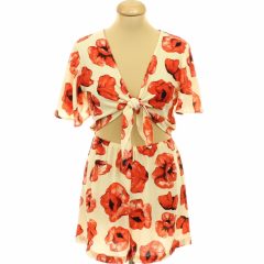 Monki virágmintás overál