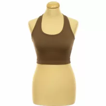 Divided barna top
