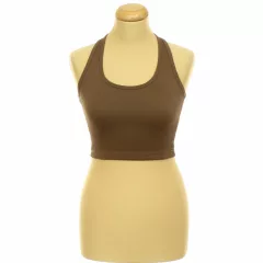 Divided barna top