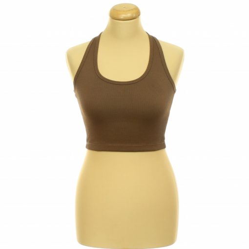 Divided barna top