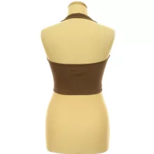 Divided barna top