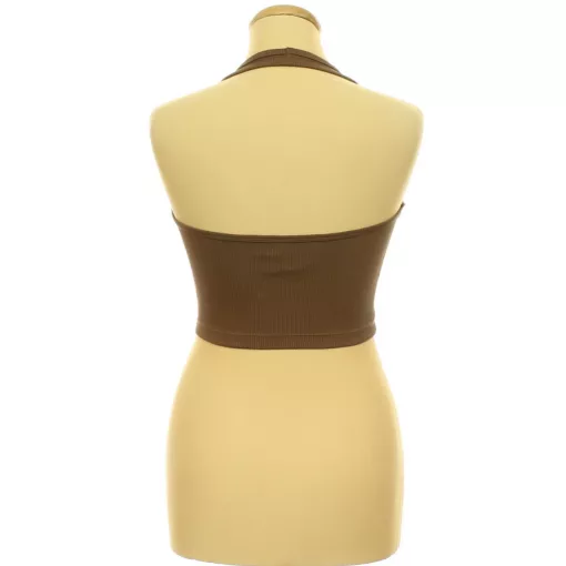 Divided barna top