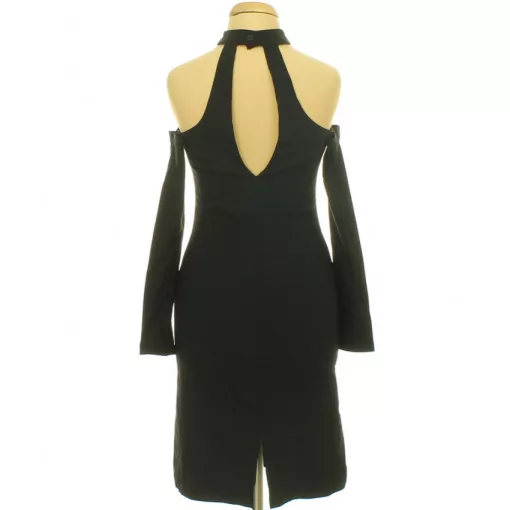 Topshop fekete sztreccs ruha