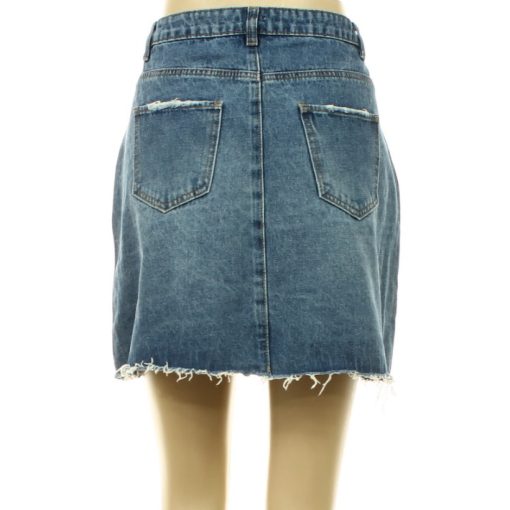 Denim 365 szegecses farmer szoknya