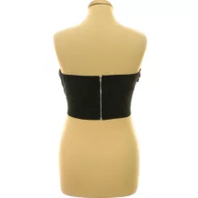 Pretty Little Thing fekete corset top