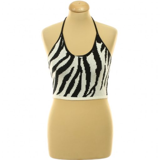 Shein mintás kötött top