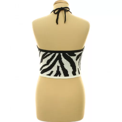Shein mintás kötött top