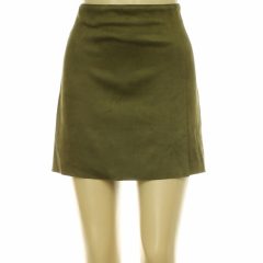 Primark khakizöld művelúr szoknya