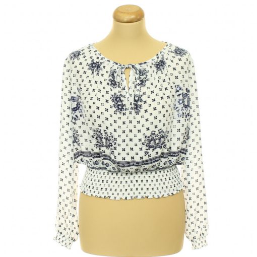 H&M mintás blúz