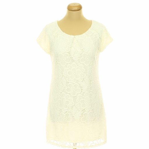 Dorothy Perkins krémszínű csipke ruha