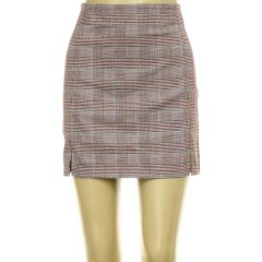 Clockhouse mintás bordó szoknya