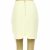 H&M krémszínű szoknya