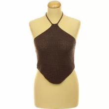 Boohoo barna kötött top