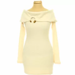 Missguided krémszínű ruha