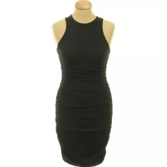 Shein ráncolt fekete ruha