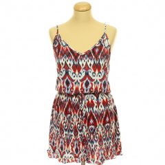 Matalan mintás viszkóz overál