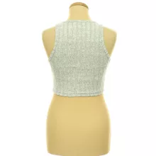 Shein bordázott szürke top