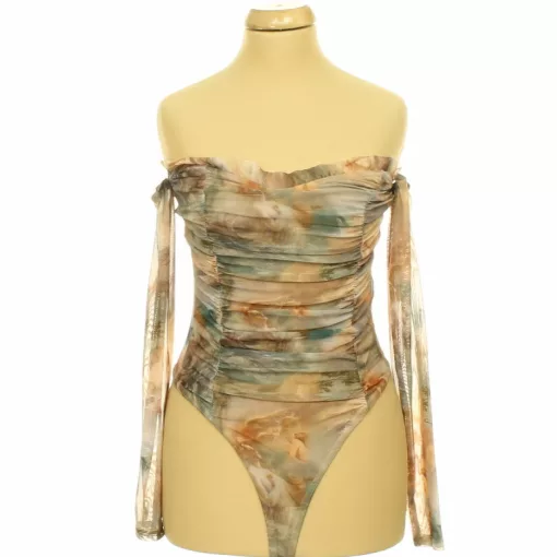 Pretty Little Thing mintás necc body