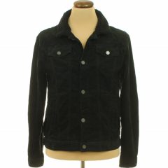 Brave Soul fekete korbársony dzseki