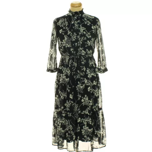 Vero Moda virágmintás sötétkék ruha