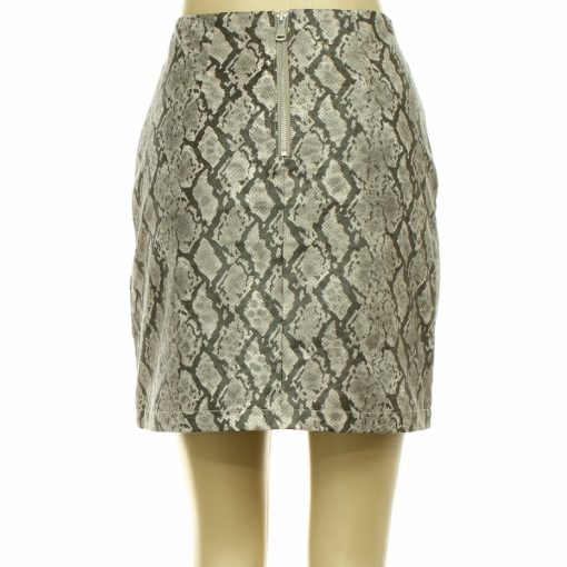 NA-KD kígyóbőrmintás műbőr szoknya