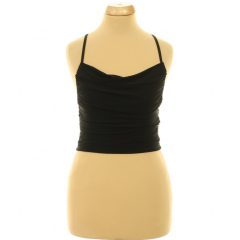 Shein ráncolt fekete top
