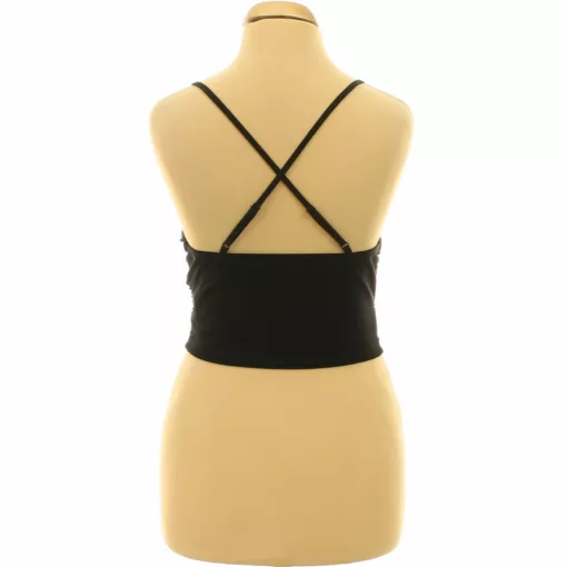 Shein ráncolt fekete top