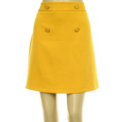 Dorothy Perkins díszgombos sárga szoknya