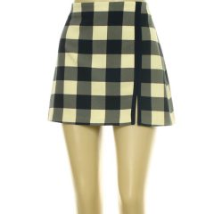 Zara kockás sötétkék szoknya