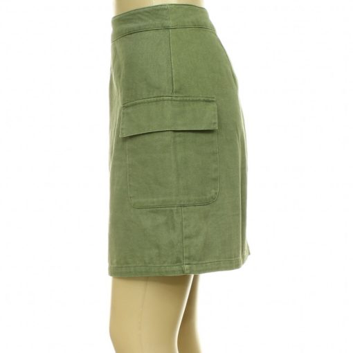 TU khakizöld farmer cargo szoknya