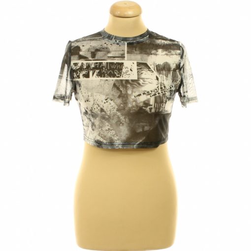 Shein mintás necc top