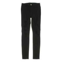 Divided szaggatott fekete skinny farmer