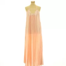 New Collection rózsaszín szatén ruha