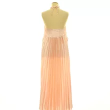 New Collection rózsaszín szatén ruha
