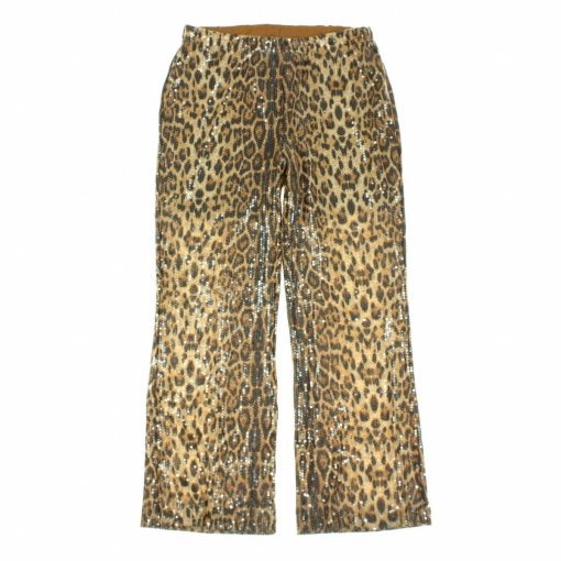 Peacocks flitteres leopárdmintás nadrág