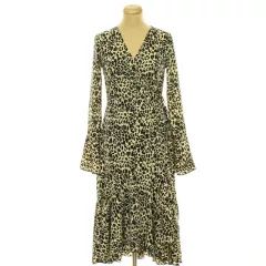 Boohoo átlapolt leopárdmintás ruha