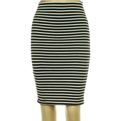 H&M fekete-fehér csíkos szoknya
