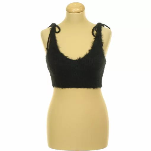 Zara fekete kötött top