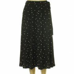 Next mintás fekete szoknya